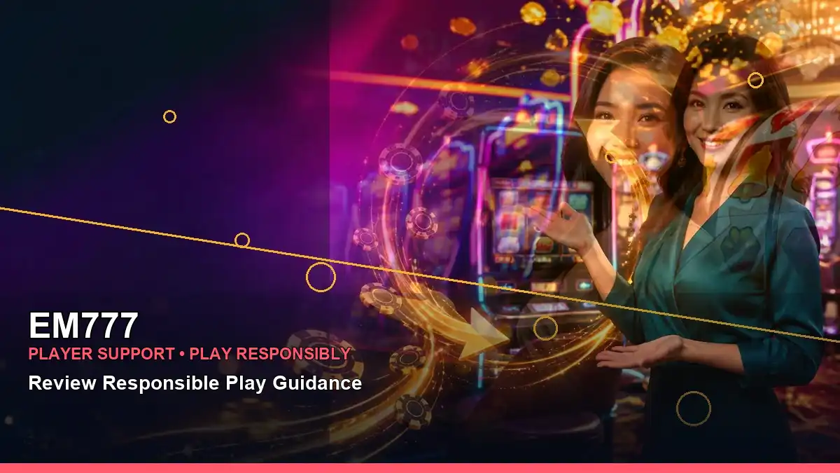 EM777 gold-toned jackpot slot games arranged in a framed layout for Philippine players