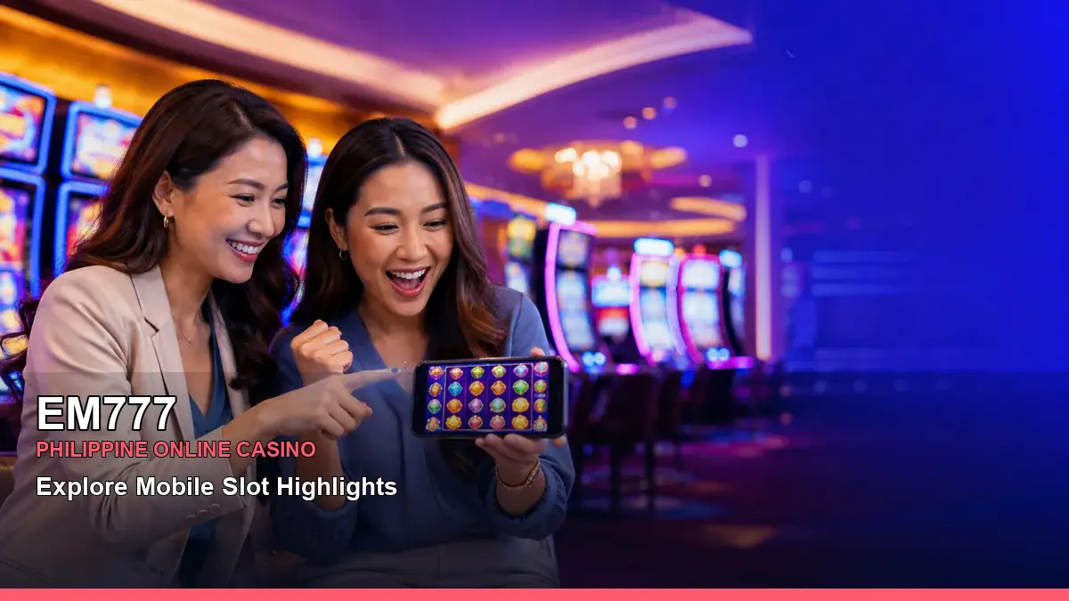 EM777 mobile casino play with an adult Filipina casino host