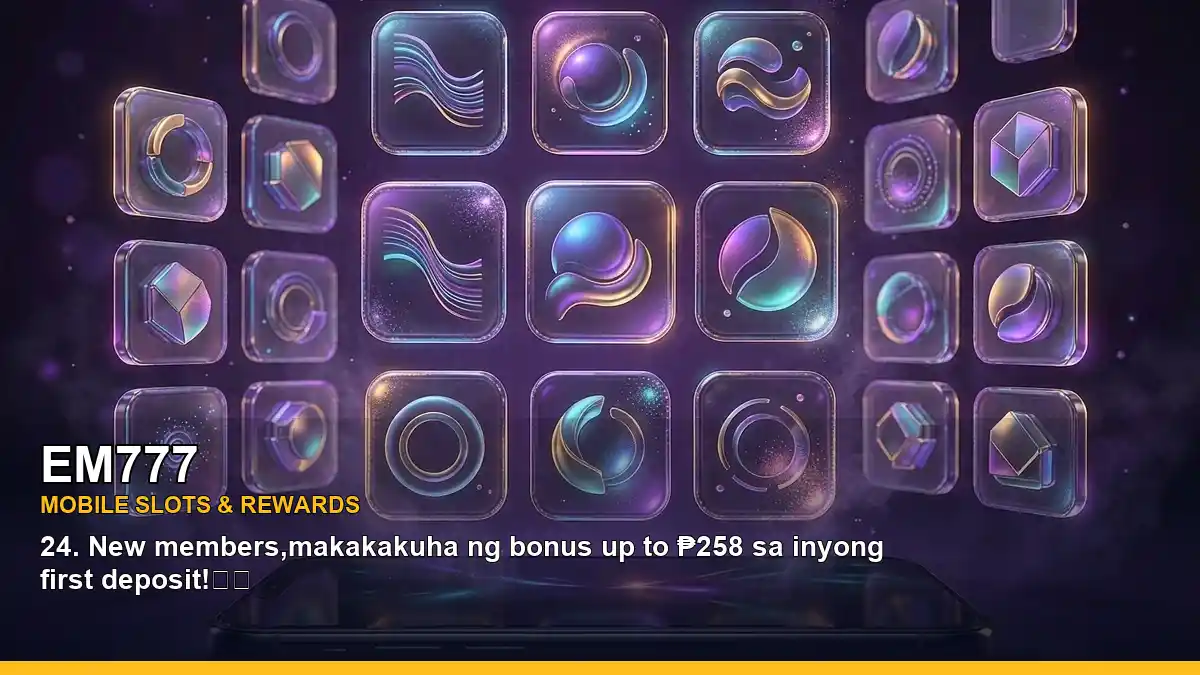 EM777 mobile slots guide for Philippine players, featuring mobile-friendly casino games and responsible play